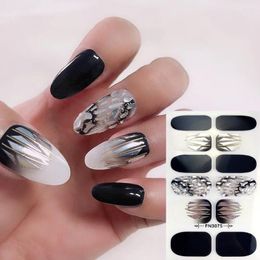 Nail Art Kits 5pcs Sticker Full Cover Wraps Decorations DIY Manicure Slider Vinyls Nails Decals