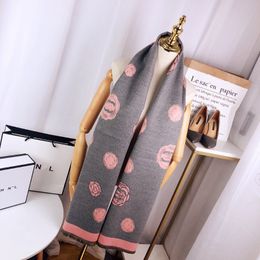 High Quality Cashmere Pashmina Shawl Luxury Brand Italian Scarf Hot New Gifts Fashion Accessories Winter Women Boutique Solid Colour Printed Warm Scarf
