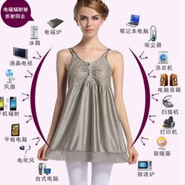 Radiation Suit Fashionable radiation protection suit maternity clothes sling silver Fibre four seasons vest 231102