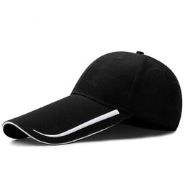 Ball Caps 14cm long visor large head Man Big Size Causal Peaked Hats Cool Fishing Hat Man Plus Size Baseball Caps 55-60cm 60-65cm 230403