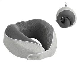 Pillow Travel with Memory Foam Neck Support Airplane Kit 3D Sleep Mask and Earplugs 231102