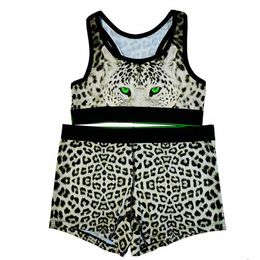 Womens Swimwear Tank top+shorts set Split swimsuit Elastic quick drying fabric water sports Bikini swimwear Summer Sports Set