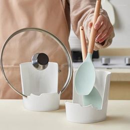 Kitchen Storage Countertop Pot Cover Rack Soup Spoon Container Chopsticks Cage Household Items Multifunctional Organizers