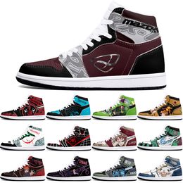 New diy classics customized shoes sports basketball shoes 1s men women antiskid anime simple customized figure sneakers 36-48 360041