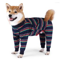 Dog Apparel Recovery Suit Male/Female Abdominal Wound Protector Puppy Clothes Soft Pet After Wear Pajamas