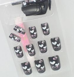 20boxslot 108 optional Acrylic Nail Art False Fake Nail Tips With Nail Glue 24pcsbox3915511