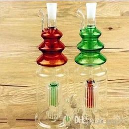 Hookahs Snuff 2 water color tower Wholesale Glass bongs Oil Burner Glass Water Pipes Oil Rigs