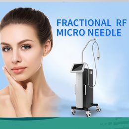 Home Beauty Instrument New in RF Vertical Fractional Microneedle Machine With R-F Radio Frequency Skin Tightening Acne Scars Stretch Marks Removal