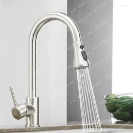 Bathroom Sink Faucets Pull-out Faucet And Cold Water Two-in-One Head Copper Washing Basin