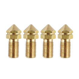 Printers Ultimaker3 3DPrinter Replace Print Brass Nozzle 0.4mm For Ultimaker 3 Spare Parts 3.0mm Filament 4Pcs/setPrinters