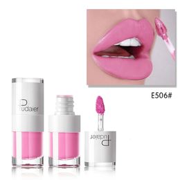 Lipstick 1PC Sexy Pink Women s 16 Colors Lasting Waterproof Liquid Pencil Matte Makeup Non Stick Cup Lip Gloss 231102