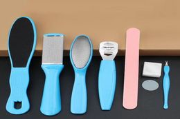 8pcs Pedicure Kit Foot File Stainless Steel Foot Dead Skin Cells Callus Remover Pedicure Paddle Set Manicure Tools Feet Care Kit1033826