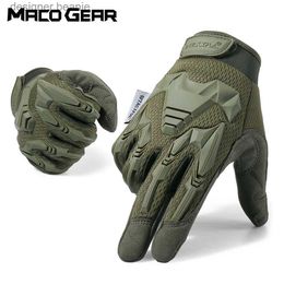 Five Fingers Gloves Tactical Gs Camo Military Army Cycling G Sport Climbing Paintball Shooting Hunting Riding Ski Full Finger Mittens MenL231103