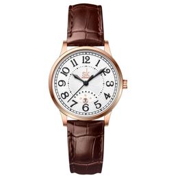 Womens watch watches high quality luxury Limited Edition waterproof quartz-battery Leather 32mm watch