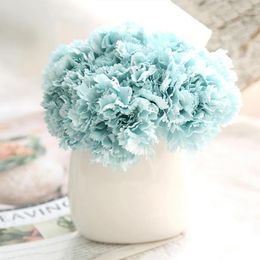 Decorative Flowers 1 Bouquet Durable Artificial Flower Fadeless Fantastic Carnation Floral Arrangement