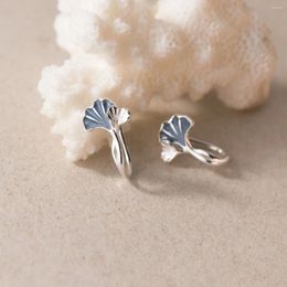 Dangle Earrings FoYuan Summer Fresh Dropping Gum Ginkgo Ear Hook Temperament Jewellery Girl