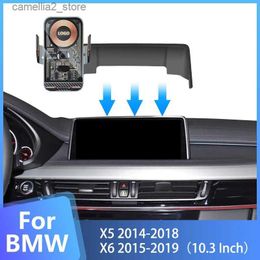 Car Holder Car Screen Phone Holder Brackets Fasteners For BMW Dedicated Stand Mount Fit for X5 F15 X6 F16 2014 2015 2016 20107 2018 2019 Q231104