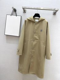 Women's Trench Coats 2023 Autumn And Winter Long Coat Very Elegant The Upper Body Is Tall Thin