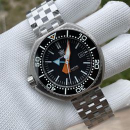 Wristwatches STEELDIVE Men Diver Watch Military Automatic Mechanical Wristwatch Sport1200m Waterproof BGW-9 Luminous Ceramic Bezel NH35