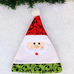 Christmas Decorations 1PC Hats 2023 Party Ornaments Adult Ordinary Santa Children Cap For Chiristmas Props 28x35