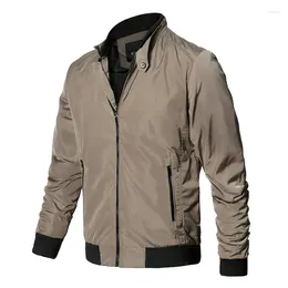 Men's Jackets Brand Fashion Men Autumn Winter Jacket Cotton Padded Urban Man Solid Color Coats Size M-5XL