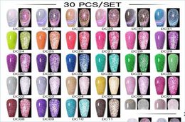 Nail Art Kits Nail Art Kits 2830Bottle Gel Polish Set Reflective Magnetic Semi Permanent Varnishes Soak Off Uv Led Base Top Coat 5966551