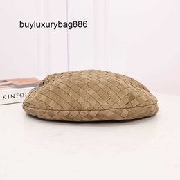 Jodie Handbag Deerskin Woven Bag Bottegss 22 New Knotted Horn Bag Hand Woven Female Cloud Dumpling Leather Diagonal Chain