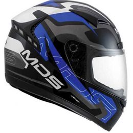 AGV Full Helmets Men's And Women's Motorcycle Helmets AGV MDS M13 Combat Blue Motorbike Motorcycle Helmet WN-OU7X