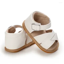 Sandals Baby's First Summer Style: Unisex Solid Color Cross Available In 4 Colors For 0-15 Months