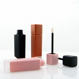 Storage Bottles 100pcs 5ml Plastic Square Lip Gloss Tube Gradient Refillable DIY Empty Cosmetic Container