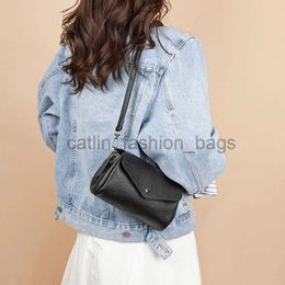 Shoulder Bags Authentic denim women's luxury small bag exquisite black office suit women's body bag women's body bagcatlin_fashion_bags