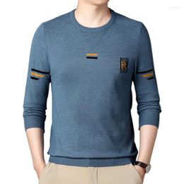 Men's Sweaters 2023 Round Neck Sweater Fashion Casual Long Sleeve Daily Knitted Pullover