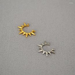 Backs Earrings Japanese And Korean Fashion Literature Art Minimalist Spiked Rivets Personality Trendy Temperament No Ear Holes