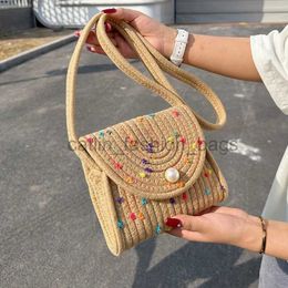 Shoulder Bags bag women's hand woven bagged summer handbag beach bag drawstring bag soul bagcatlin_fashion_bags