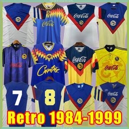 2004 2005 Club America Retro soccer jerseys 2001 02 1999 98 LIGA MX 1916-2006 90th Football Shirts 1995 1990 S.CABANAS ZAMORANO BRANDAO CHUCHO 1988 97 Men Uniforms