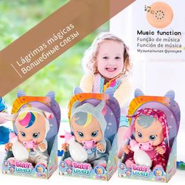 Dolls 8 inch tears babys Multiple the doll magic Doll surprise gifts for boys and girls Cute Tearful Reborn Christmas Gift 231110