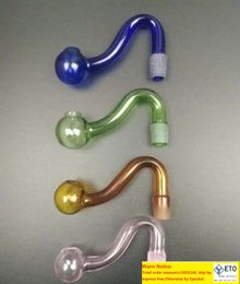 The new 2016 glass water pipes fittings oil pipe fittings joint size 10 mm Colour glass bong