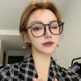 Sunglasses 2023 Fashion Classic Small Round Frame Glasses Men And Women Anti-blue Light Computer Radiation Anti-fatigue Flat