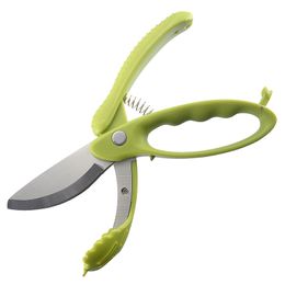 Salad Cutter Chopped Salad Tong Scissors for Salad Bowl and Cutter Multifunction Double Blade Salads Chopper Tool RRA4752