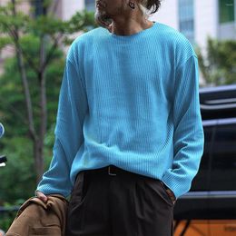 Men's Sweaters Sweater 2023 Spring And Autumn Fashion Design Simple Casual Loose Round Neck Pullover Long Sleeve Versatile Jumper