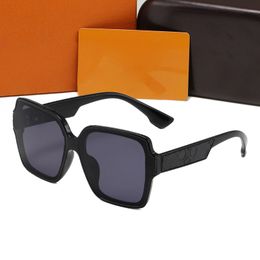 Women Designer Sunglasses Goggle Mens Sunglasses Classic Wide Leg Oversized Sunglasses Black Eyeglasses Men Dazzle Colour Street Travel Glasses 1001W3 With Box