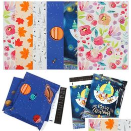 Storage Bags Quality Pattern Printed Poly Mailer Mailing Bag Transport Packaging Cartoon Envelope Envelopes Drop Delivery Home Garde Ot3Tx