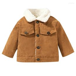 Jackets Fall Winter Korean Fashion Casual Born Girl Boy Clothes Warm Fleece Outerwear Infant Jacket Toddler Coat Baby Clothing BC757