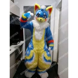 Super Cute Leg Husky Fursuit Fox Dog Mascot Costumes Halloween Cartoon Character Outfit Suit Xmas Outdoor Party Outfit Unisex Promotional Advertising Clothings