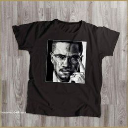 Men's T Shirts MALCOLM X Shirt Black Lives Matter BLM Tshirt Activist Protest