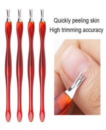 10pcs Stainless Steel Cuticle Pusher Nail Art Fork Manicure Tool For Trim Dead Skin Fork Nipper Pusher Trimmer Cuticle Remover9620166