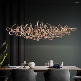 Chandeliers LED Pendant Lamps Modern Luxury For Restaurant Decoration Bar Tree Decor Hang 2023 Lighting Lights
