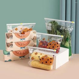 Storage Bags Markable Cooler Bag Zipper Type Multi-purpose Food Dispensing For Home Subpackage