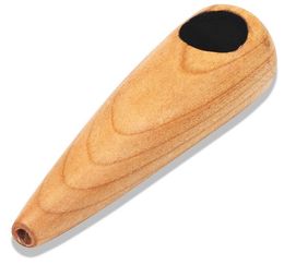 Latest Wood Wooden Cigarette Pipe Tobacco Cigar Herbal Smoking Spoon Hand Pipes Oil Rigs Tool Accessories