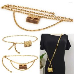 Belts Design Slim Fit Casual Dress Jeans Trousers Tassel Waist Strap Metal Bag Waistband Trouser Gold Chain Belt